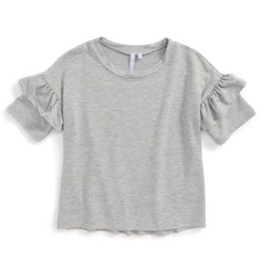 Good luck girl grey tee